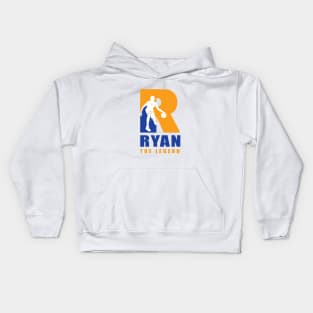 Ryan Custom Player Basketball Your Name The Legend Kids Hoodie